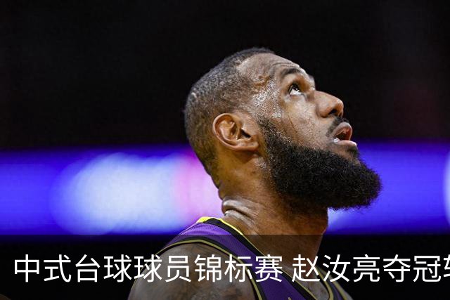 中式台球球员锦标赛 赵汝亮夺冠斩获百万奖金