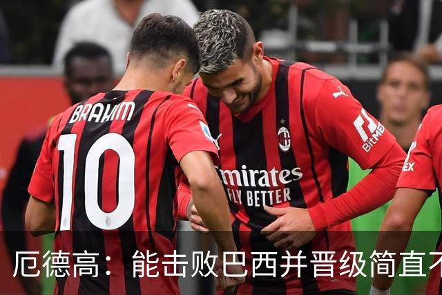 厄德高：能击败巴西并晋级简直不可思议 哈兰德总能制造威胁